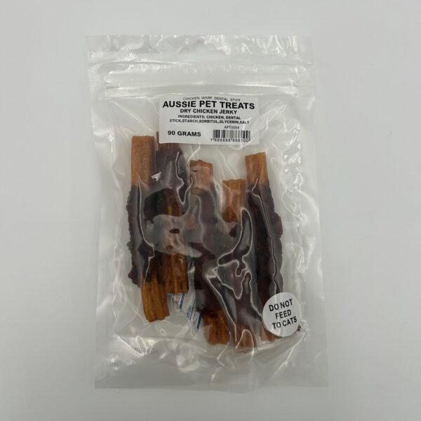 Aussie Pet Treats - Chicken Wrap Dental Stick 90g