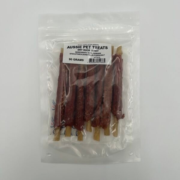Aussie Pet Treats - Duck Jerky Stick Wraps 90g