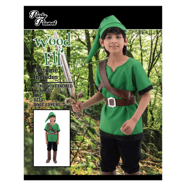 Boys Zelda Link Kids Costume Large (H: 128cm W: 56cm)