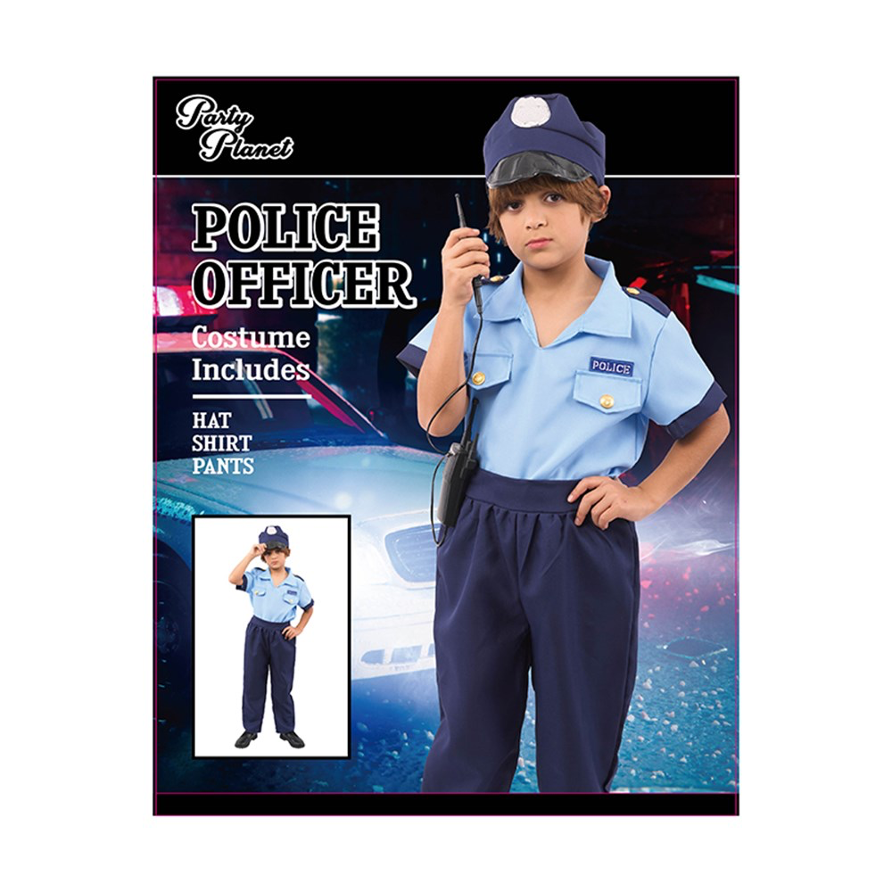 Boys Policeman Costume XXLarge (H: 152cm W: 64cm)