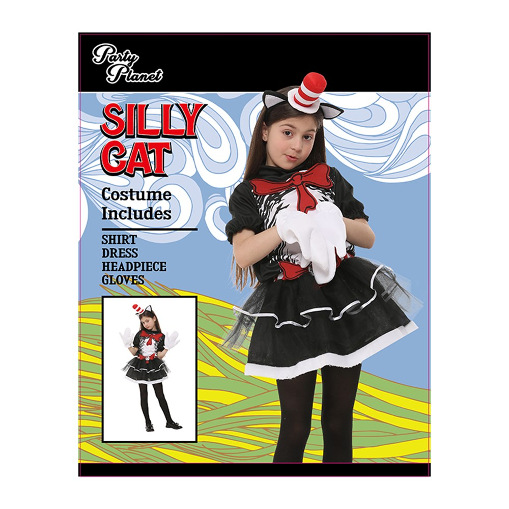 Girls Dr. Seuss Kids Costume Large (H: 128cm W: 56cm)