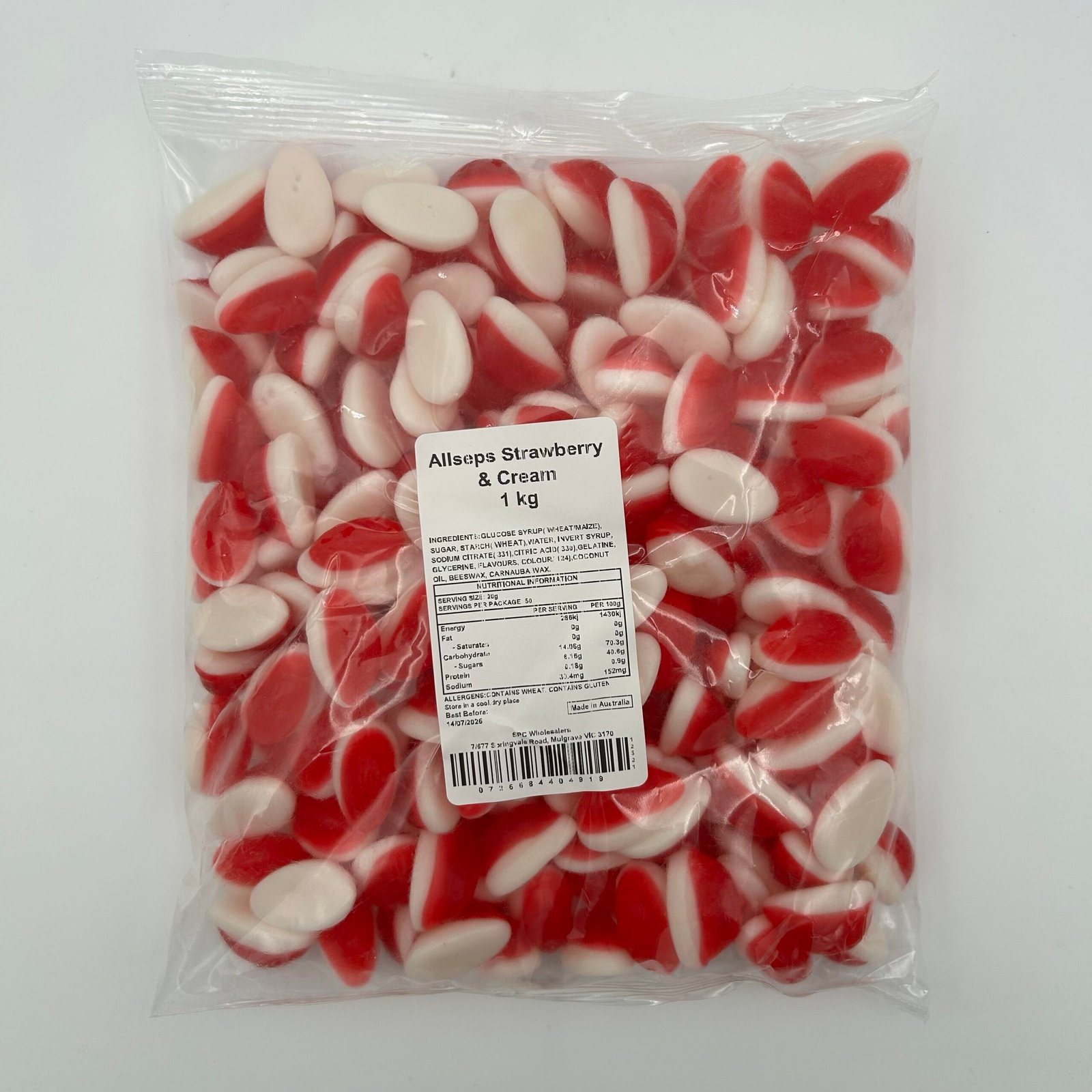 Allseps Strawberry & Cream 1kg