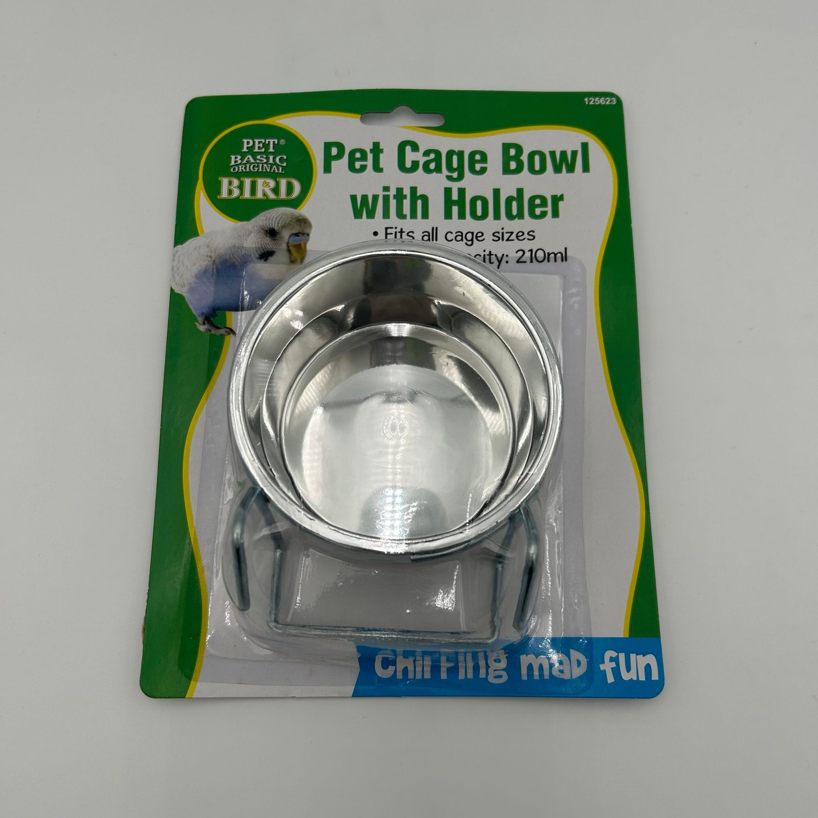 Bird Cage Feeder with Holder 210ml