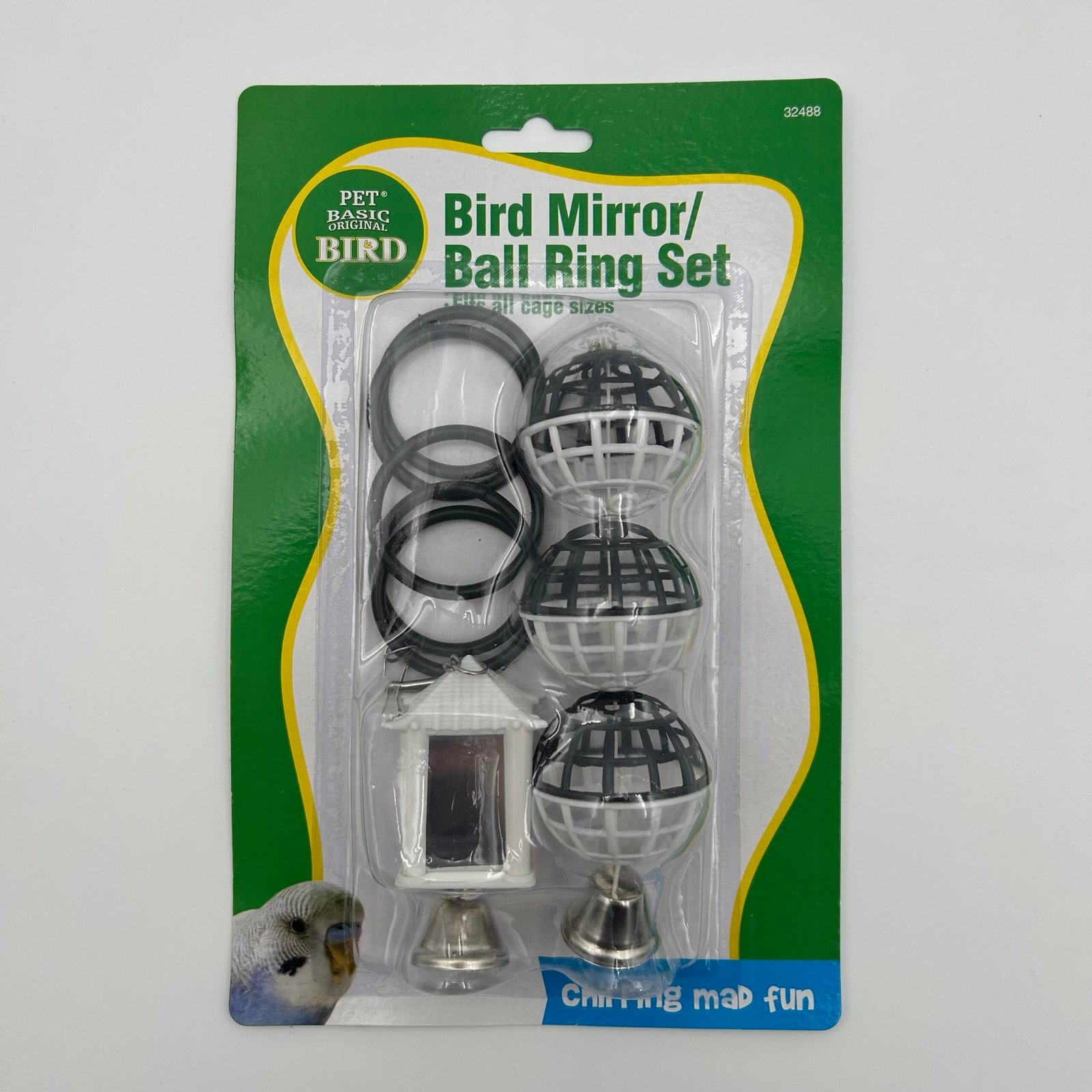 Bird Mirror/Ball Ring Set