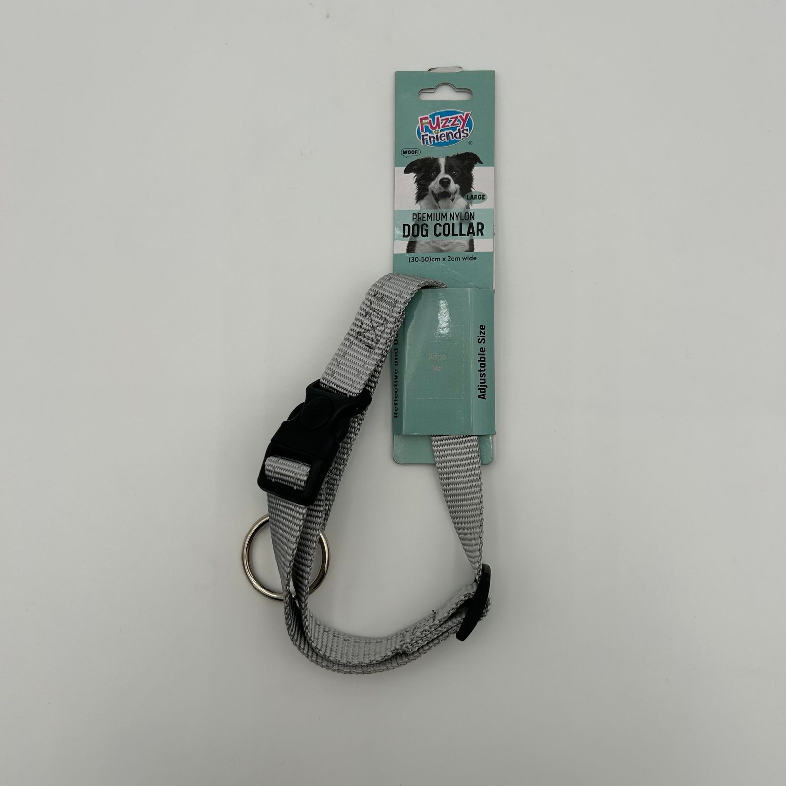 Premium Nylon Reflective Collar 2cm x 30-50cm (Large)