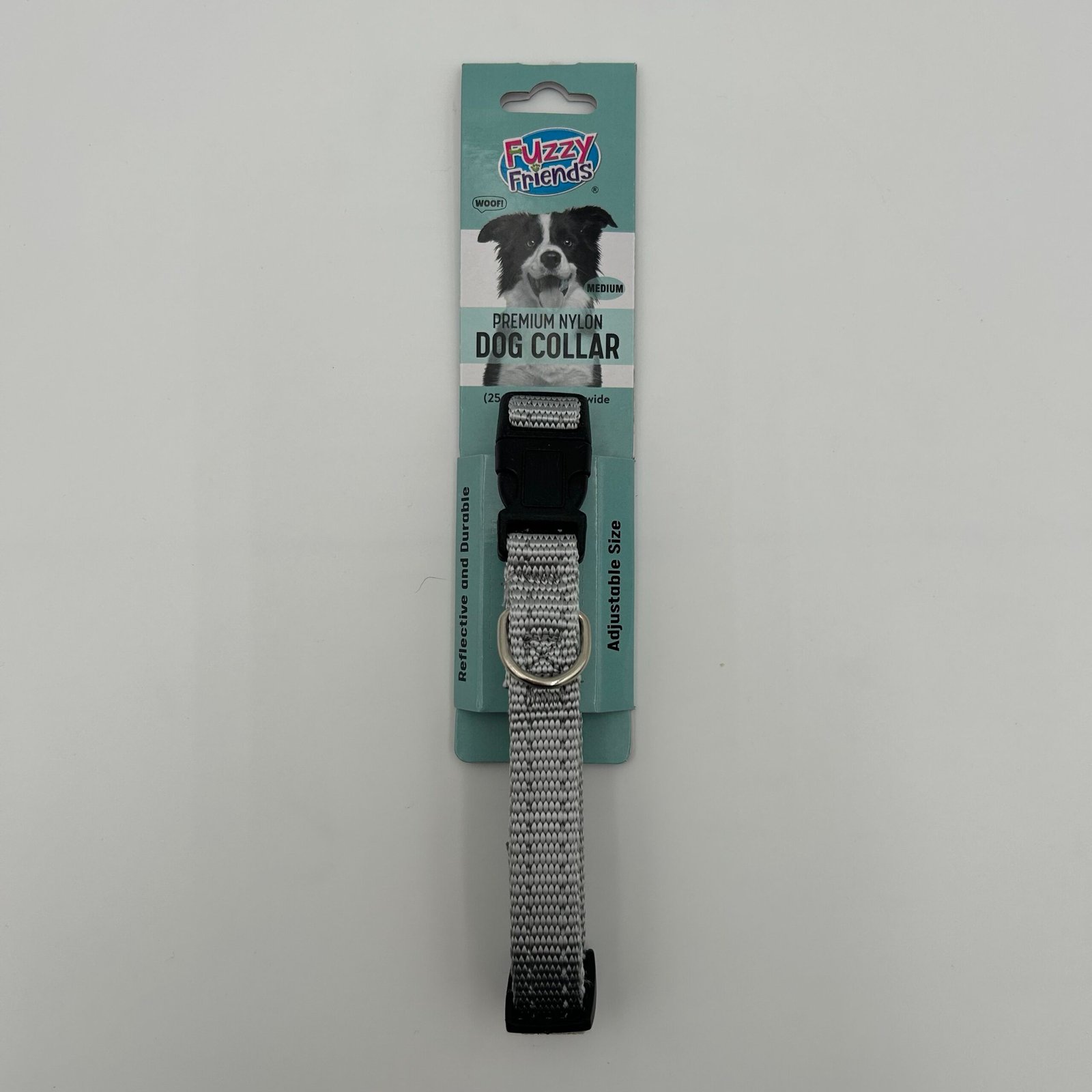 Premium Nylon Reflective Collar 1.5cm x 26-40cm (Medium)