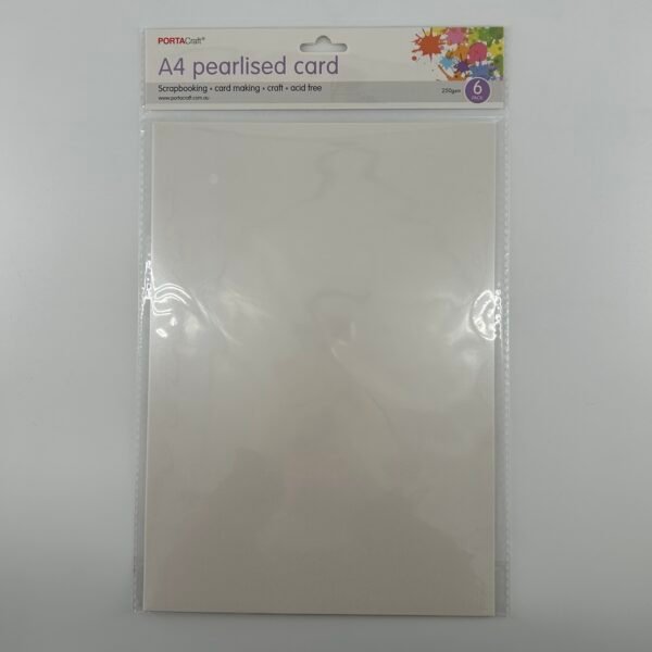 Pearlised Paper A4 250gsm 6pk Pearl