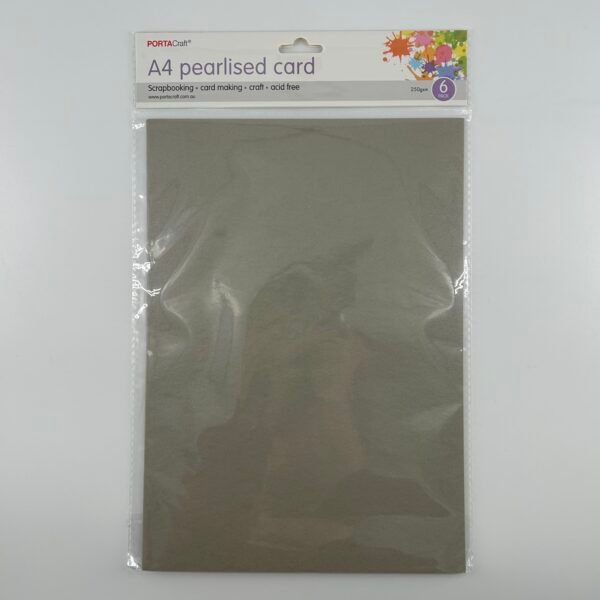 Pearlised Paper A4 250gsm 6pk Champagne