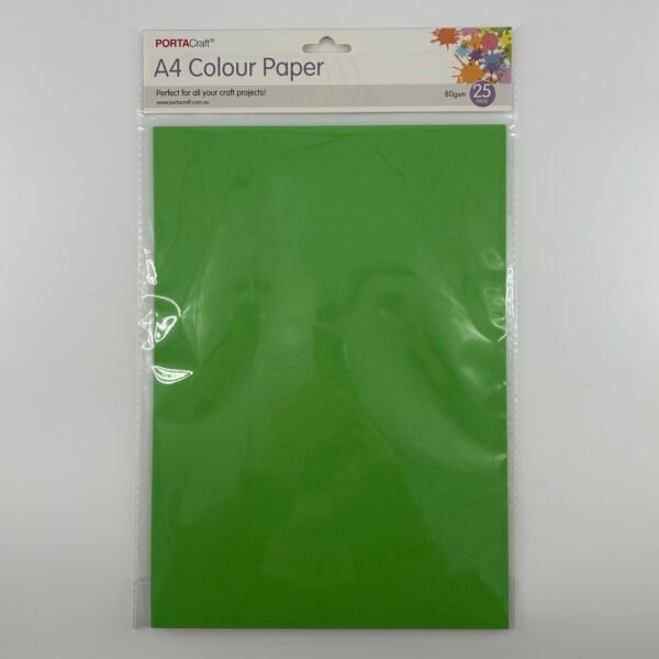 Paper A4 80gsm 25pk Tree Green
