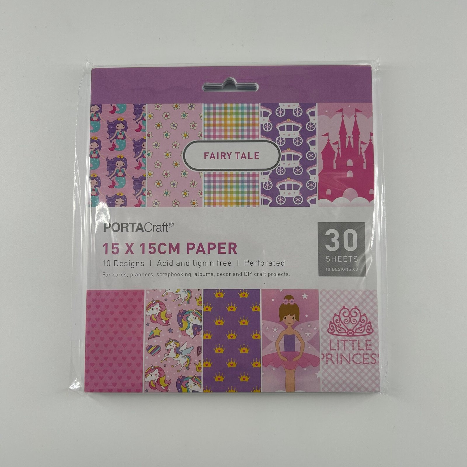 Paper Pattern Pad 30pk (15x15) Fairy Tale