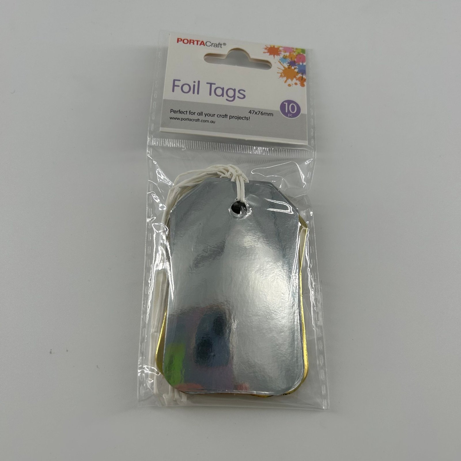 Foil Gold & Silver Tags 10pk