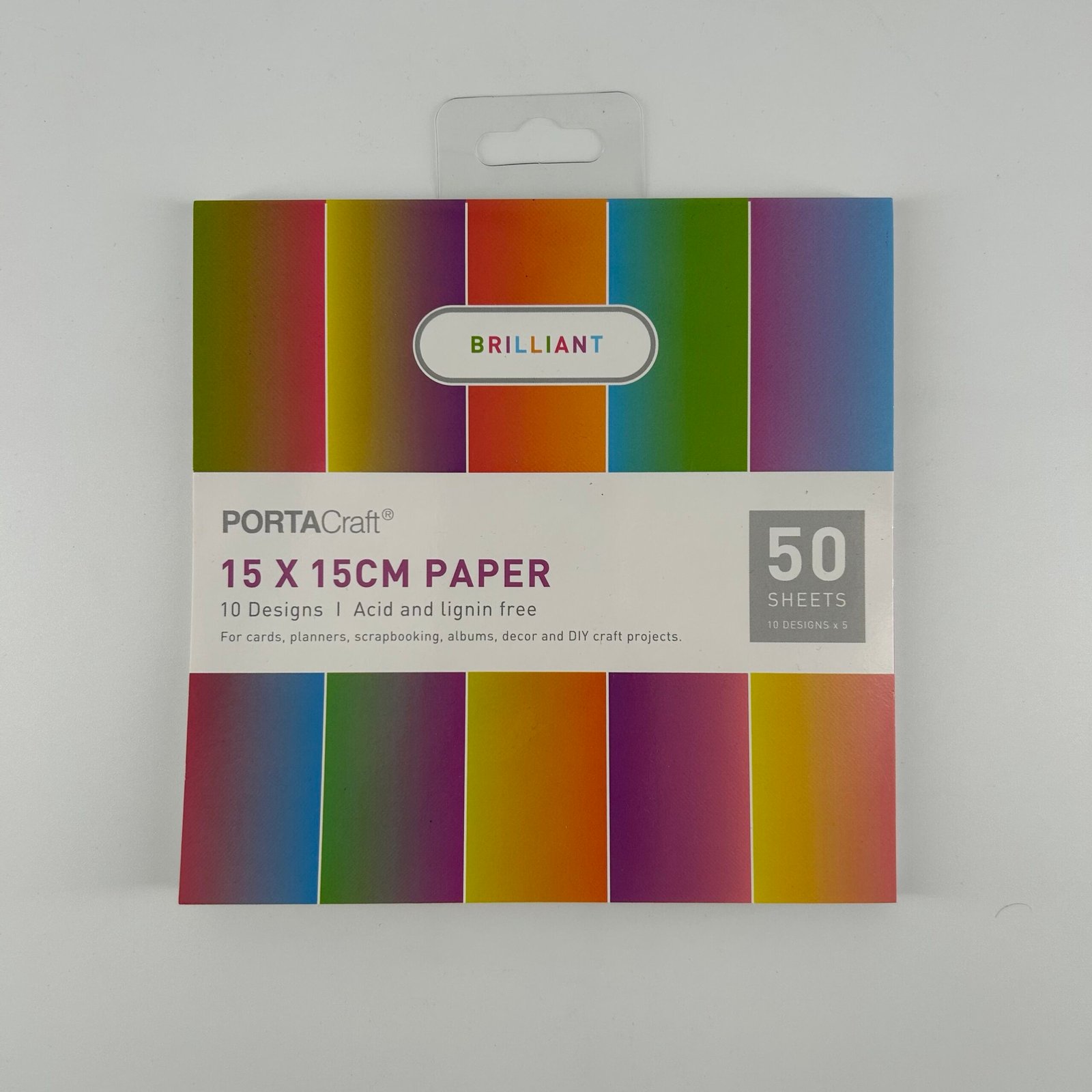 Paper Pattern Pad 15cm 50pcs Brilliant