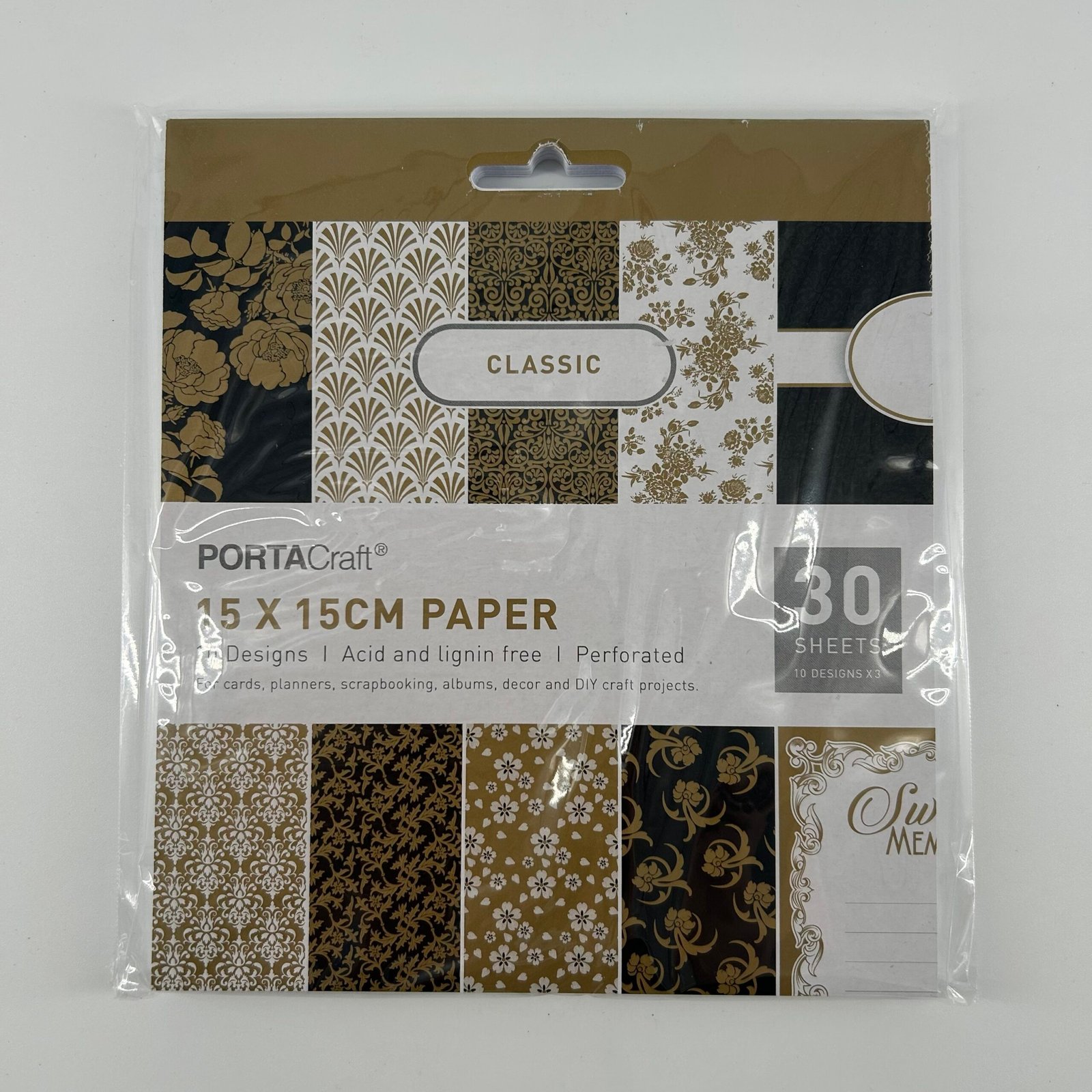 Paper Pattern Pad 30pk (15x15) Classic