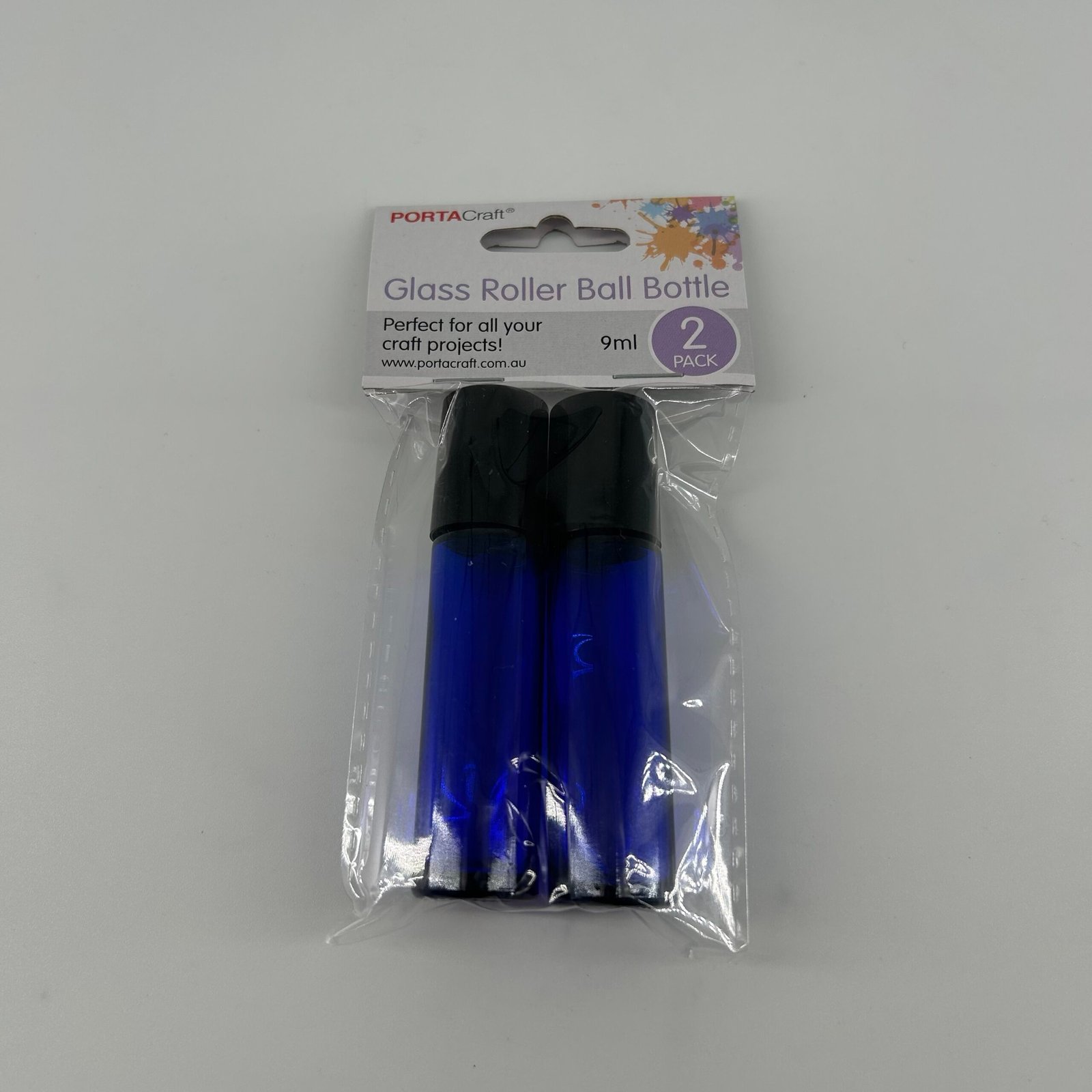 Glass Rollerball Bottles 9ml 2pk