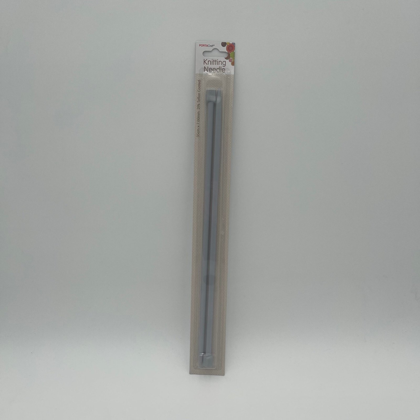 Knitting Needles Teflon Coat 2pk - 35cm x 7.00mm