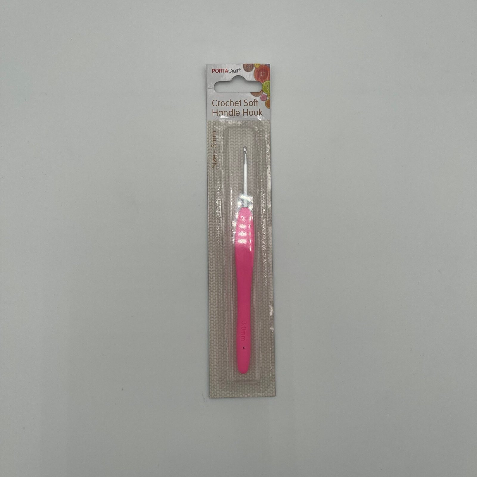 Crochet Soft Handle Hook - 3mm