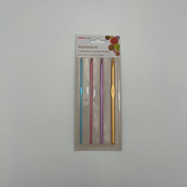 Aluminium Colourful Crochet Hooks 2.0,3.0,4.0,5.0