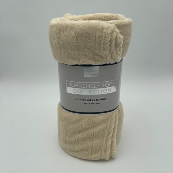 Winter Fleece Blanket 150 x 200 cm - Beige