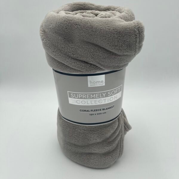 Winter Fleece Blanket 150 x 200 cm - Grey