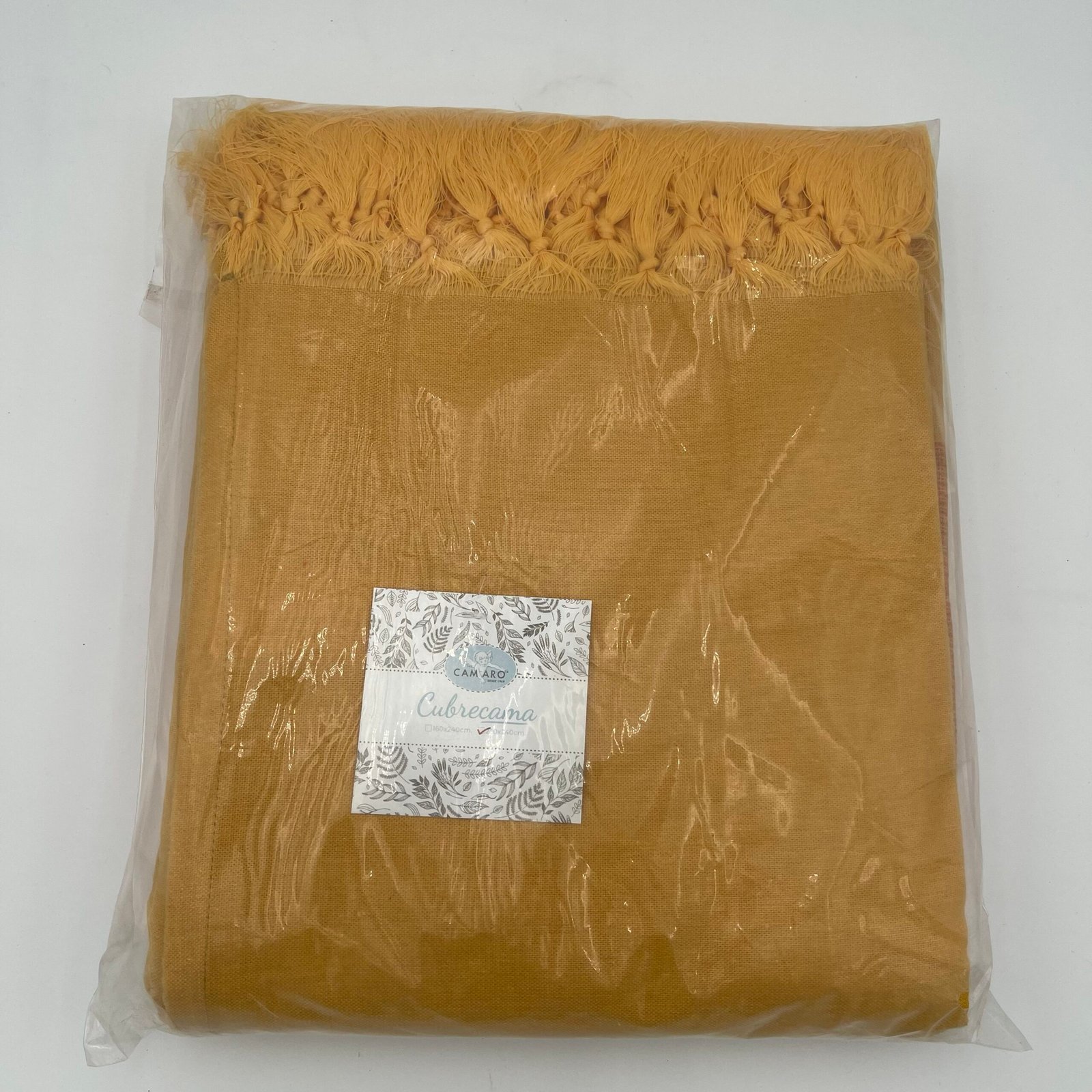 Bed Cover 220 x 240cm - Mustard