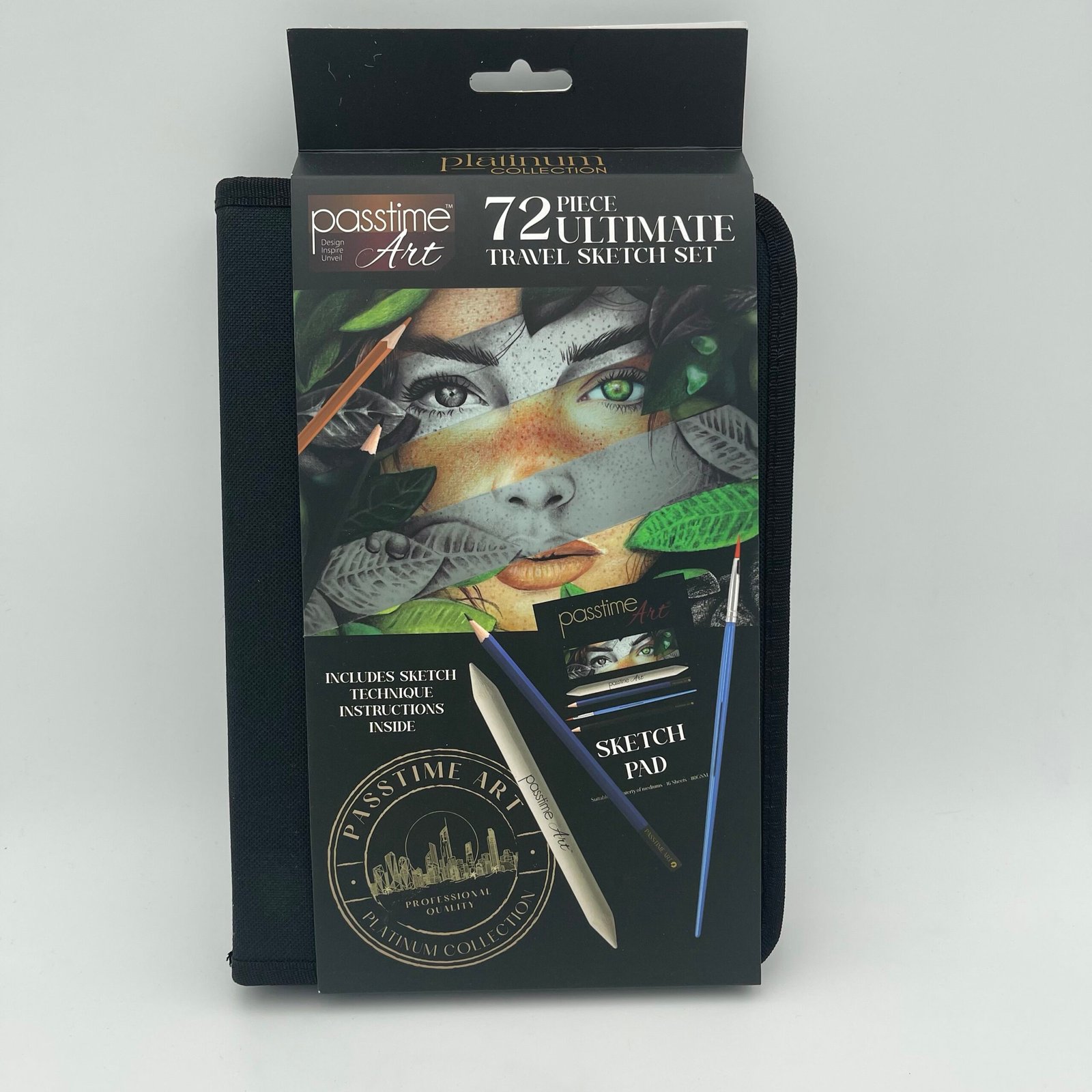 Platinum Art Ultimate Sketch Travel Set - 72 piece
