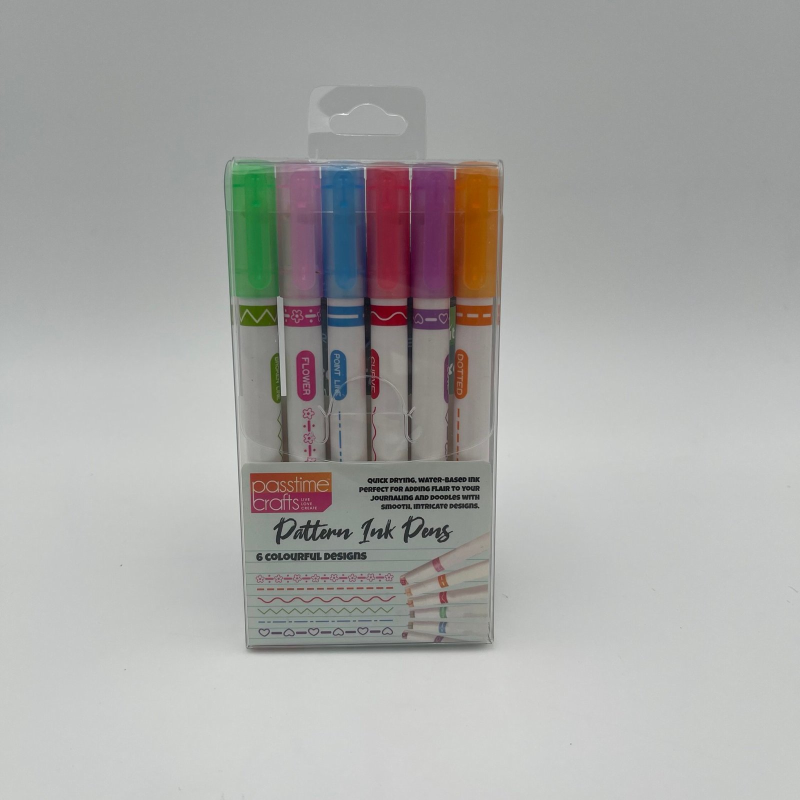 Artist Pattern Roller Ink Pens - 6 pack