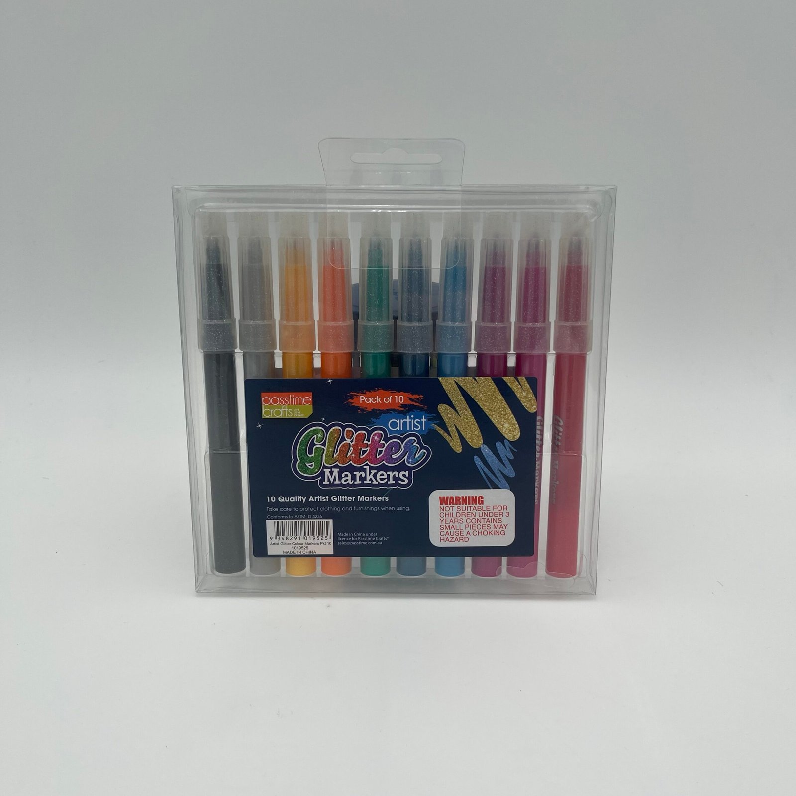 Artist Glitter Colour Marker - pack of 10