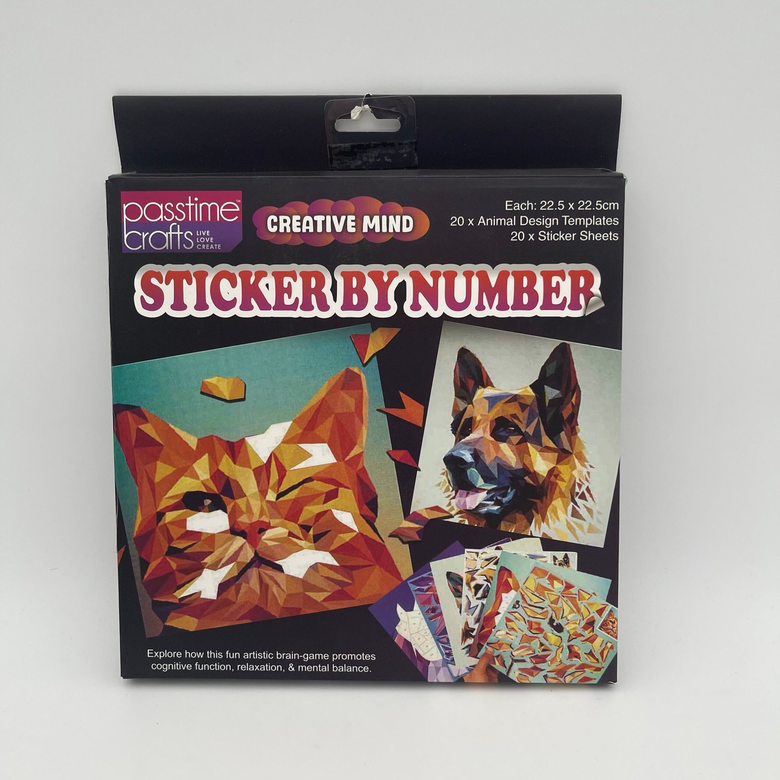 Sticker by number 20 templates and 20 sticker sheets.