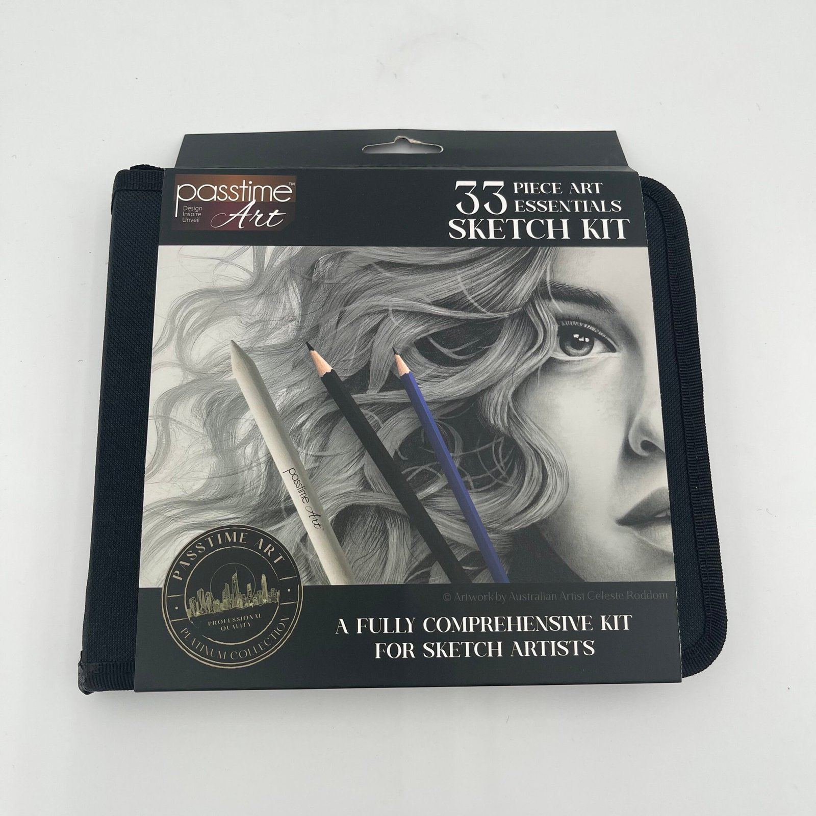 Platinum Art Essentials Sketch Kit - 33 piece