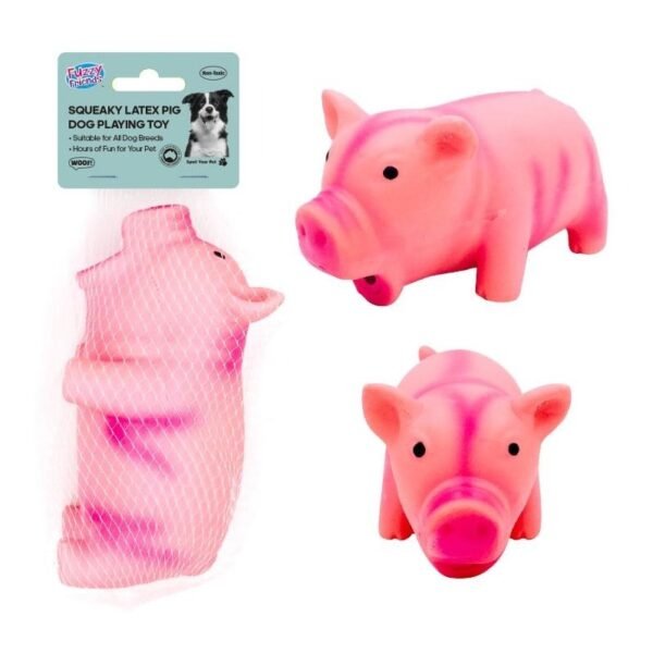 Latex Pig Dog Toy Small