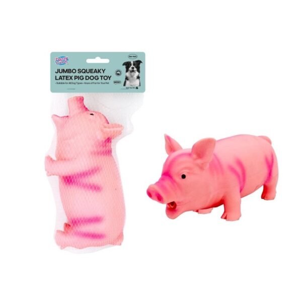 Jumbo Latex Pig Dog Toy