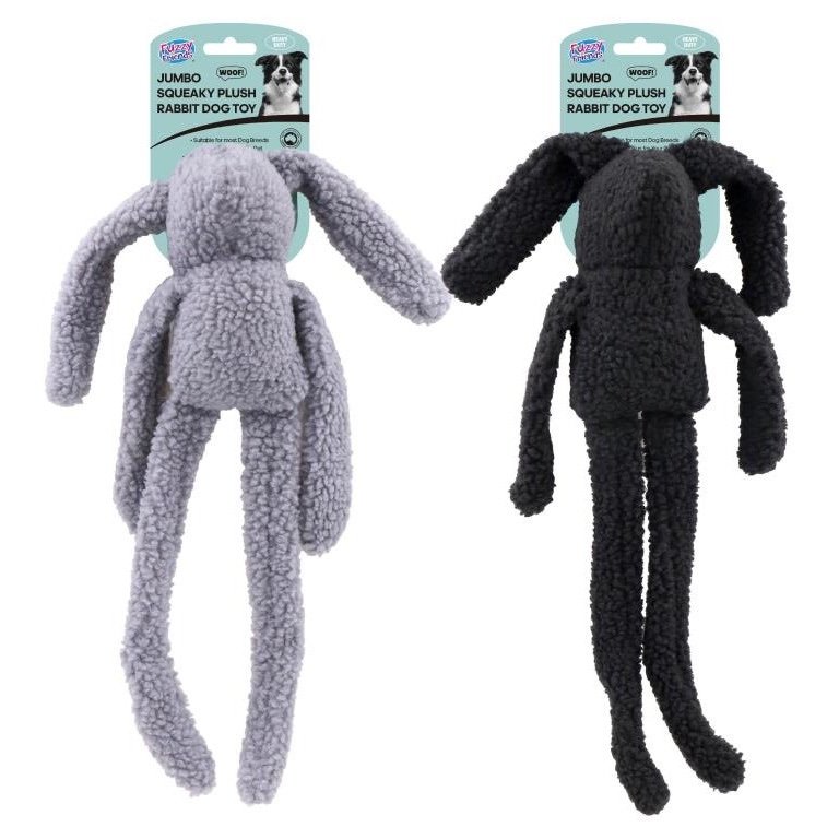 Jumbo Plush Bunny Dog Toy