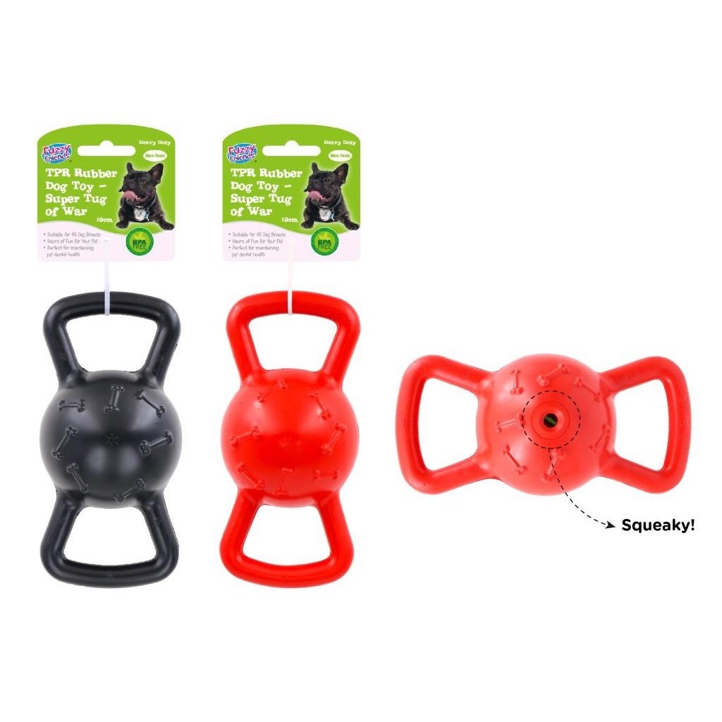 Heavy Duty Rubber Tug-of-War Dog Toy