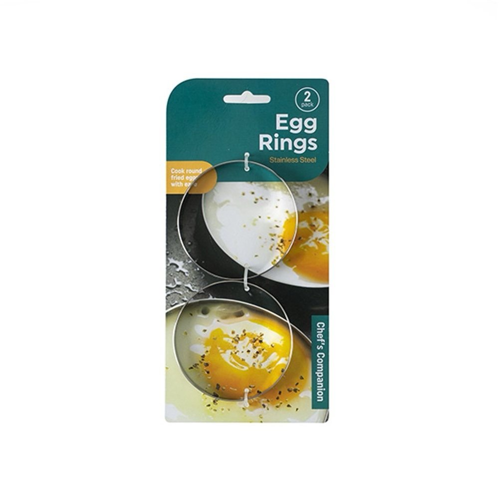 Stainless Steel Egg Rings 7.5cm 2pk