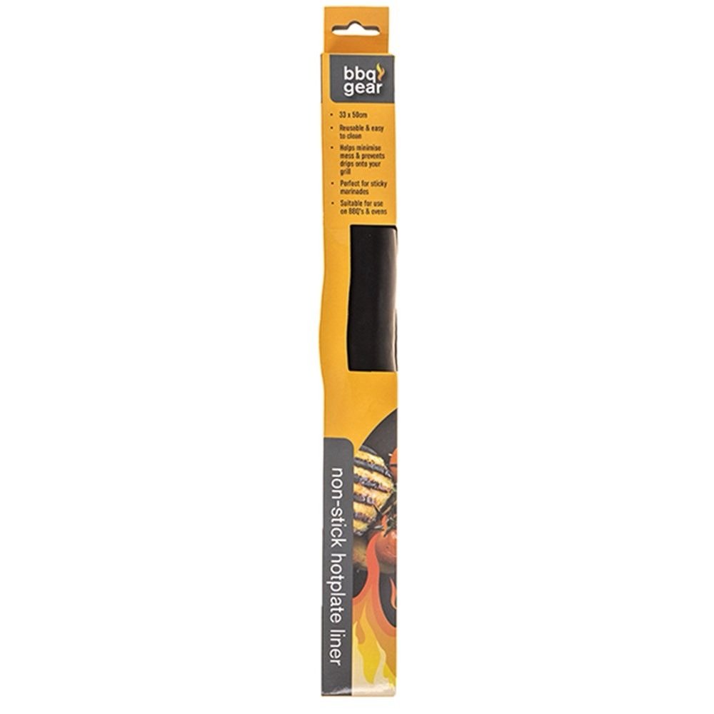 BBQ Non-Stick Hotplate Liner 33x50cm