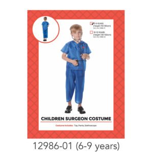 Children Surgeon Doctor Costume 6-9 years