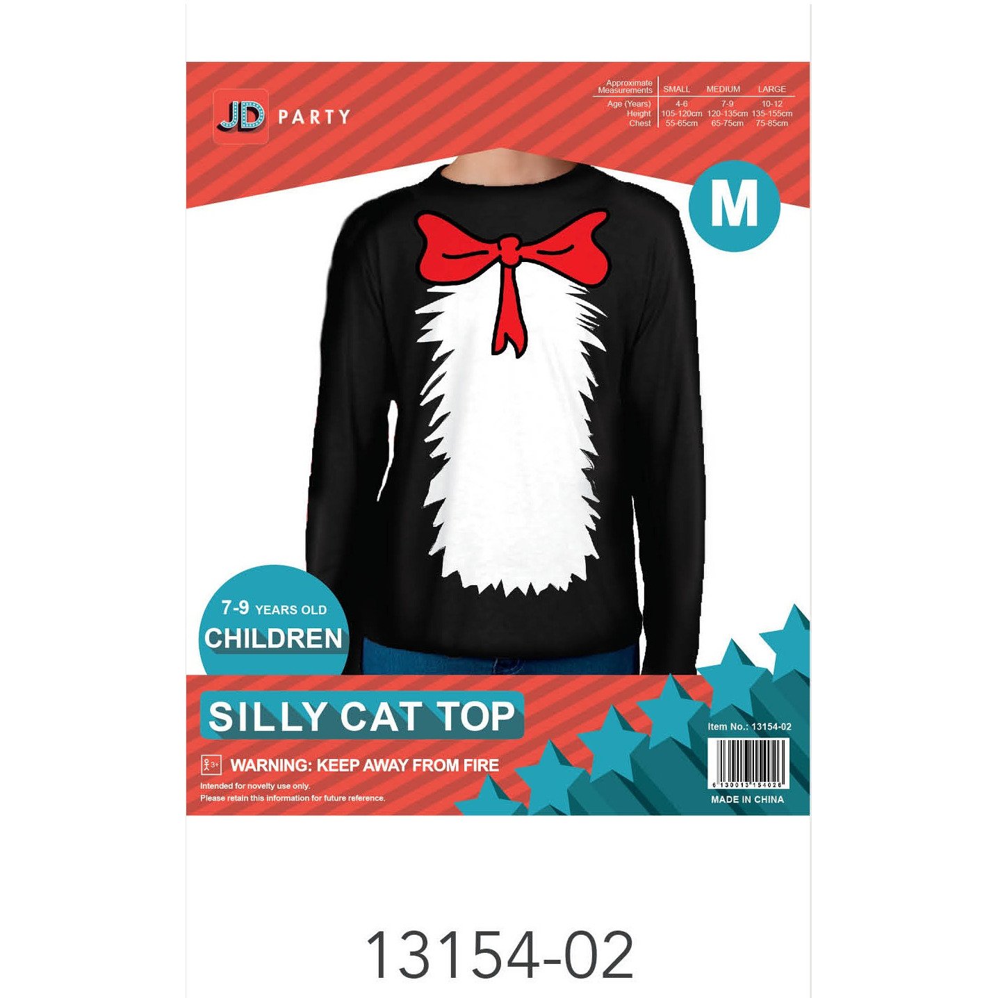 Adult Silly Cat Top M Size