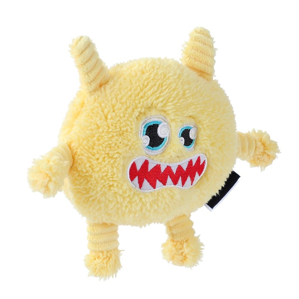 Mini Monster Plush Pet Toy Yellow