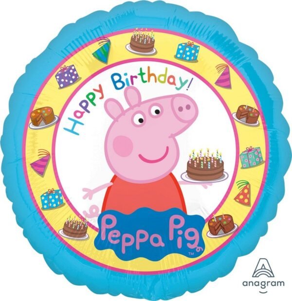Peppa Pig 18" Foil Balloon *Excludes Helium
