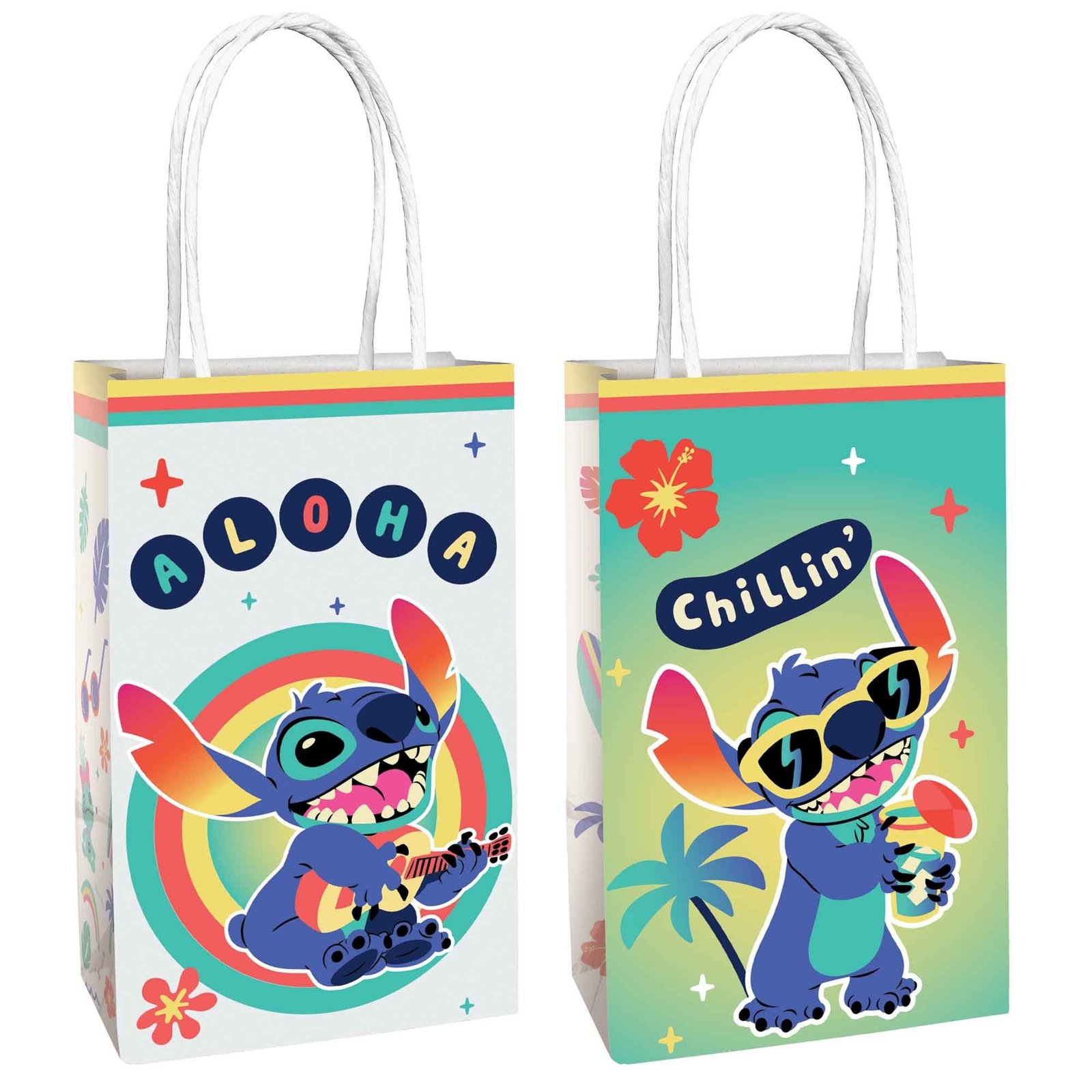 Lilo & Stitch Paper Kraft Bags 8pcs