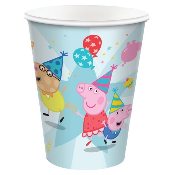 8 Peppa's Party 266ml Paper Cups
