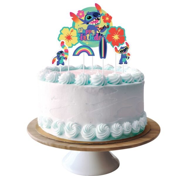 Lilo & Stitch Cake Deco Kit 7pcs