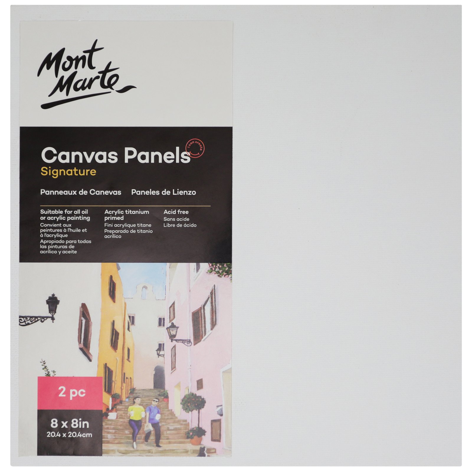 Canvas Panels Pack 2 20.4x20.4cm