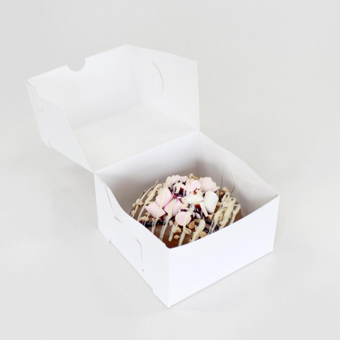 1 Donut Box (4.25x4.25x2.5in) (10 Pack)