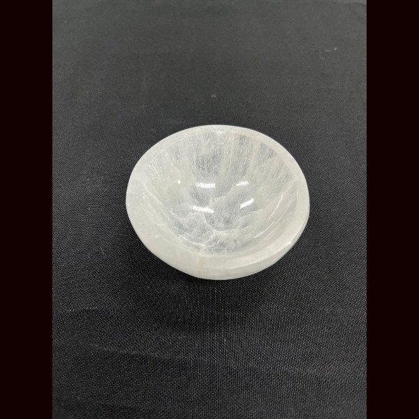 Selenite Round Bowl 6 Cms (1 Piece)