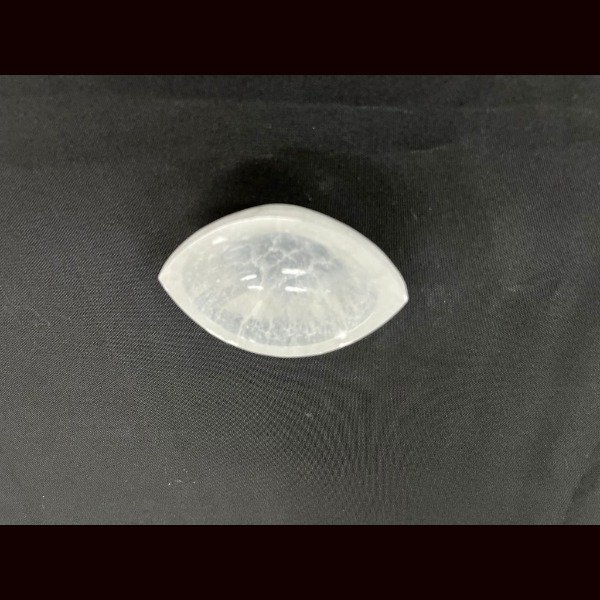 Selenite Oval Bowl 6 Cms (1 Piece)