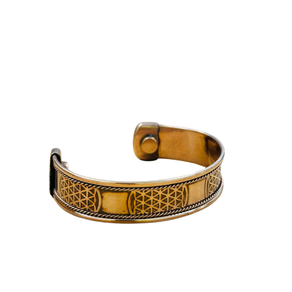 Copper Bracelet - Flower Of Life