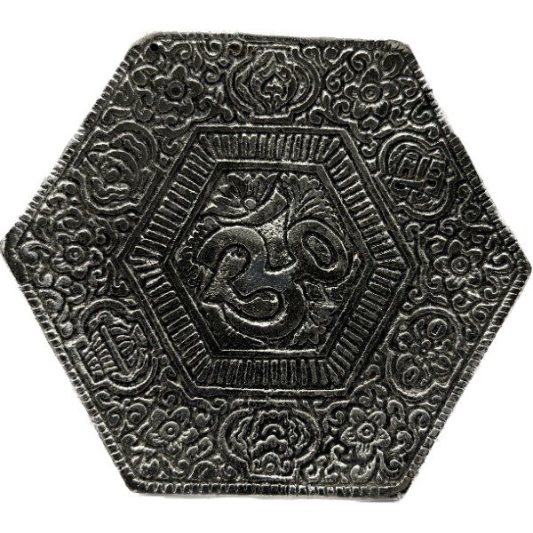 Aluminium Incense Holders Hexagon OM 11*9.5 Cms