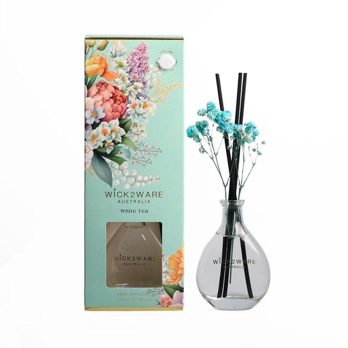 Dried Flower Diffuser 100ml - White Tea