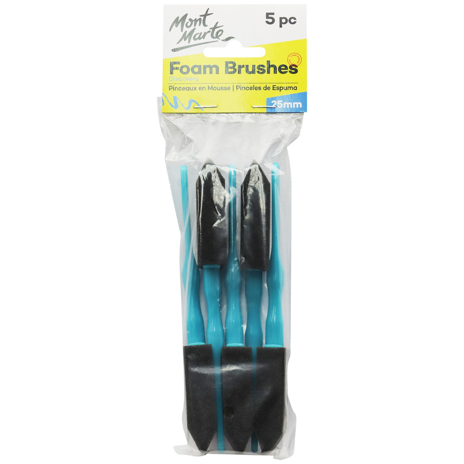 Foam Hobby Brush 255pc Poly Bag